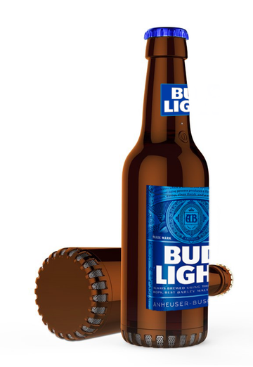 Bud Light Bluetooth Bottle Shaped Bluetooth Speaker