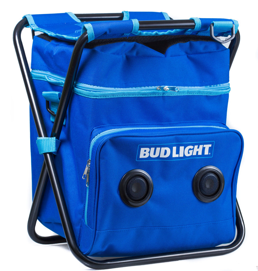 Budweiser Bluetooth Folding Chair w/ Cooler & Speaker