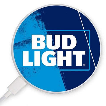 Bud Light / Budweiser Coaster Design QI Rapid Wireless Charging Pad