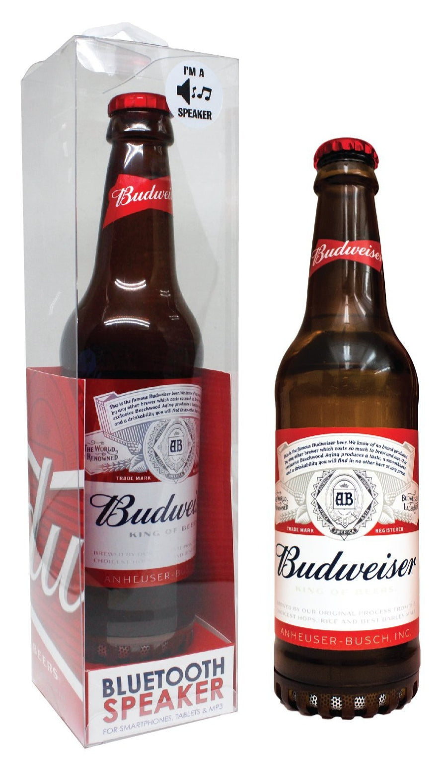 Budweiser Bluetooth Bottle Shaped Bluetooth Speaker