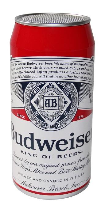 Budweiser Bluetooth Tall Boy Can Speakers