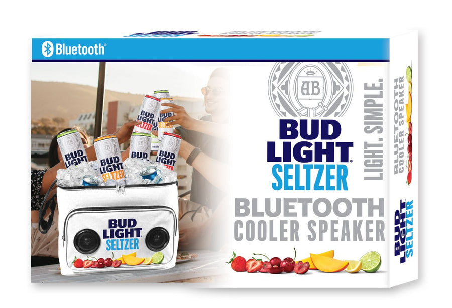 Bud Light Seltzer Insulated Soft Cooler Bluetooth Speaker
