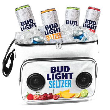 Bud Light Seltzer Insulated Soft Cooler Bluetooth Speaker